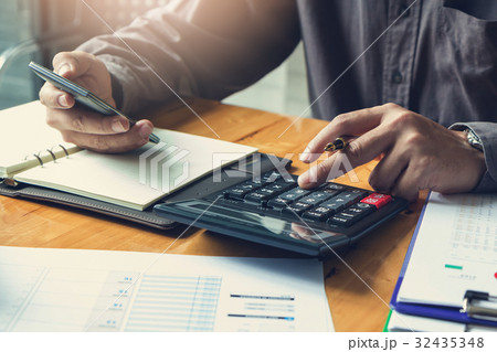 Business and finance concept of office working 32435348