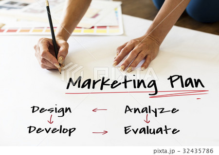 Work Plan Business Process Graphic Illustration Work Plan Business Process Graphic Illustration 32435786