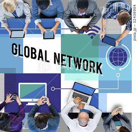 Global connection internet network wifi Global connection internet network wifi 32436904