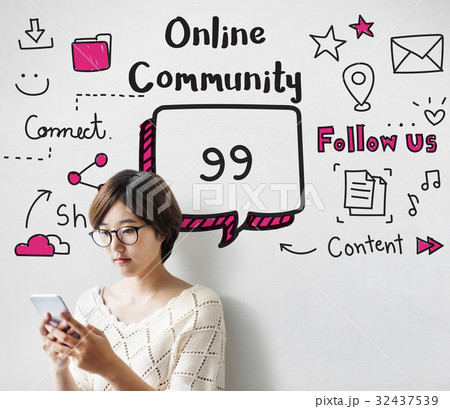 Communication Stay Connected Community Concept 32437539