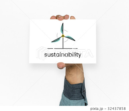 Hand holding network graphic overlay billboard Hand holding network graphic overlay billboard 32437858