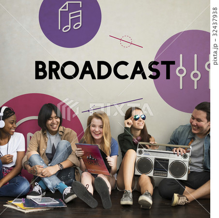 Music Streaming Media Entertainment Equalizer Music Streaming Media Entertainment Equalizer 32437938