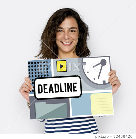 Deadline Task Priority Notification Reminder Graphic Deadline Task Priority Notification Reminder Graphic 32439420