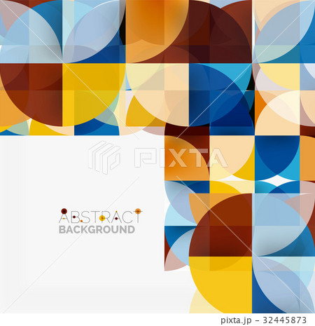 Modern geometrical abstract background circles 32445873