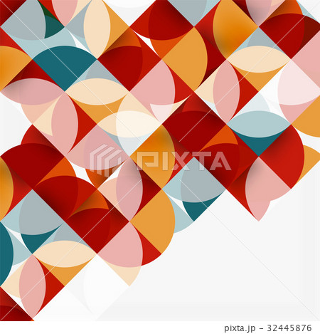 Modern geometrical abstract background circles 32445876