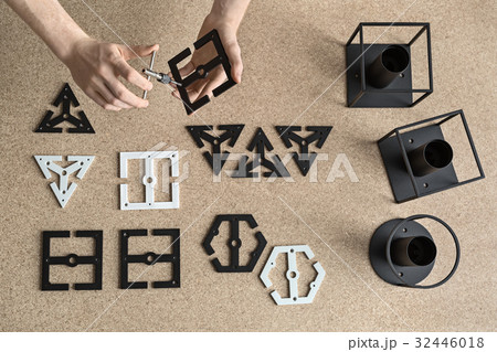 Man using wrench on billet  32446018
