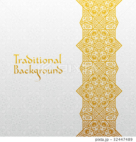 Abstract background with traditional ornament 32447489