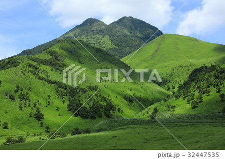 夏の由布岳（由布市湯布院町） 32447535