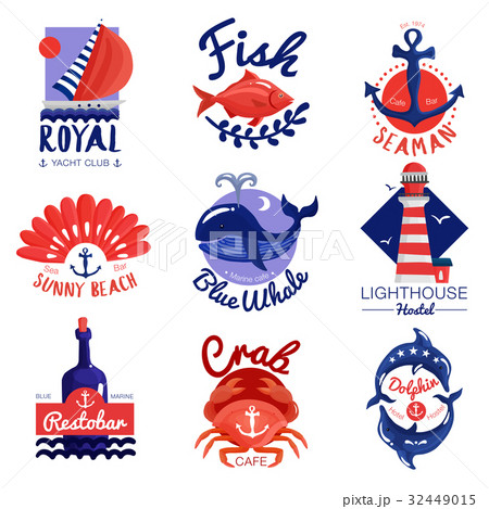 Nautical Emblems Set 32449015