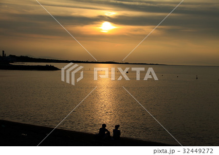 伊勢　二見浦　夫婦岩 32449272