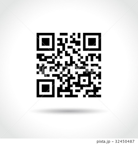 qr code on white background qr code on white background 32450487