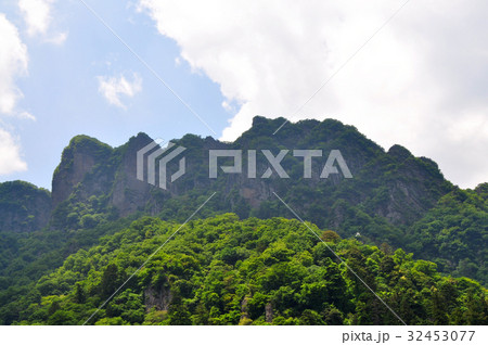 妙義山 群馬の写真素材