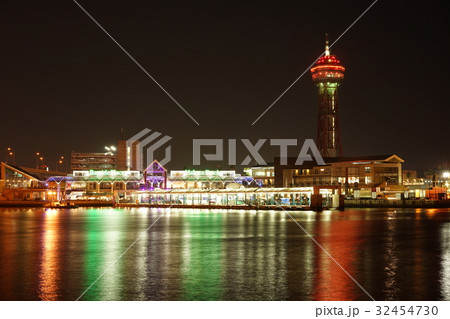 ベイサイドプレイス博多 ウォーターフロント風景 夜景 ベイサイドプレイス博多 ウォーターフロント風景 夜景 32454730