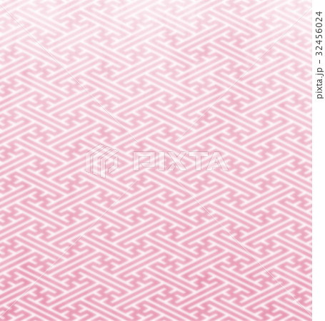 紗綾形（背景素材）_ぼかし 32456024