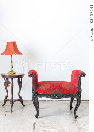 Red Retro Chair Lamp Red Retro Chair Lamp 32457541