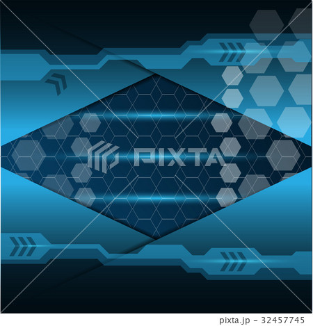 Abstract geometric modern digital technology. Abstract geometric modern digital technology. 32457745