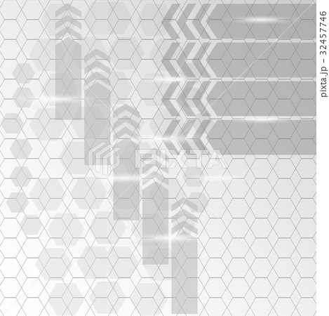 Abstract grey geometric digital technology arrows. 32457746