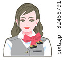 制服を着たOL　ベクター 32458791