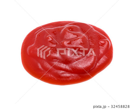 tomato sauce isolated on white background 32458828