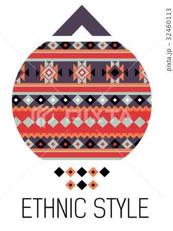 Tribal ethic colorful brochure flyer 32460113