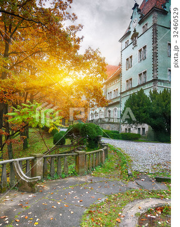 ancient castle in autumn 32460529