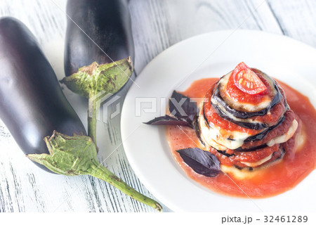 Portion of parmigiana di melanzane 32461289
