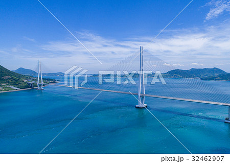 多々羅大橋（しまなみ海道）　空撮 32462907