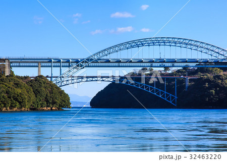 西海橋　伊の浦海岸からの眺め 32463220