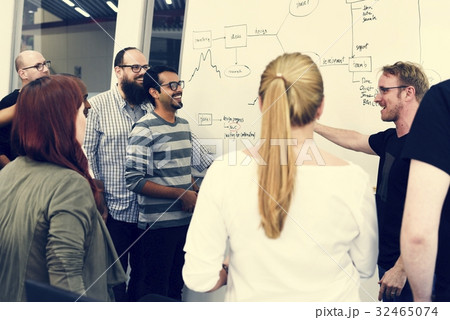 Startup Business Team Brainstorming on Meeting Workshop 32465074
