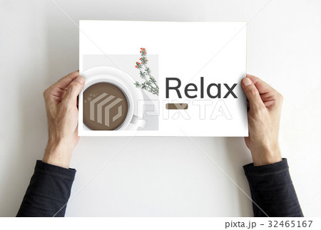 Illustration of coffee cup decoration cafe commercial on banner Illustration of coffee cup decoration cafe commercial on banner 32465167