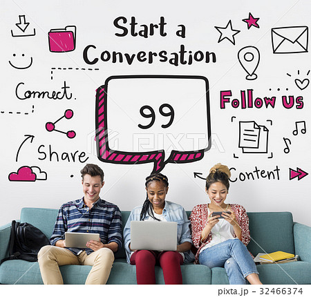 Communication Stay Connected Community Concept 32466374