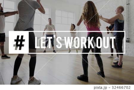 Workout Wellbeing Helthcare Fitness Concept Workout Wellbeing Helthcare Fitness Concept 32466702