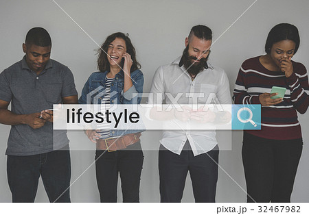 Leisure Relax Lifestyle Search Box Magnifying Glass Graphic 32467982