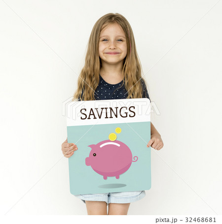 Piggy Bank Money Savings Future Investment Word Graphic Piggy Bank Money Savings Future Investment Word Graphic 32468681