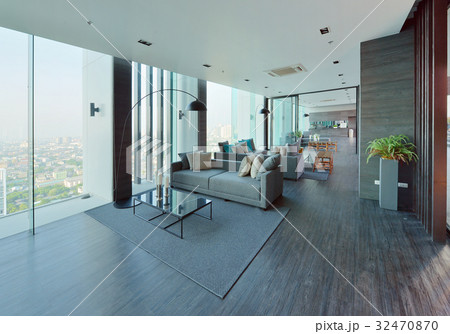 luxury modern living room interior and decoration 32470870