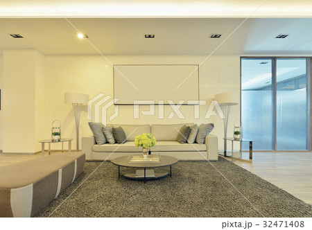 white luxury modern living interior and decoration white luxury modern living interior and decoration 32471408