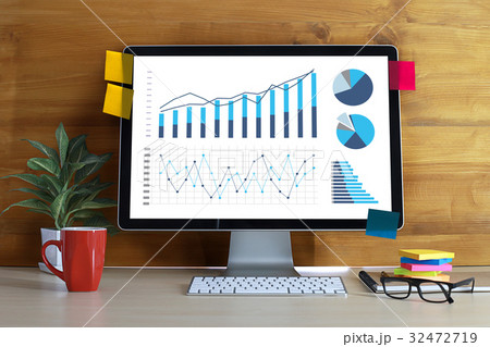 Statistics Analysis Business Data Diagram Growth  32472719