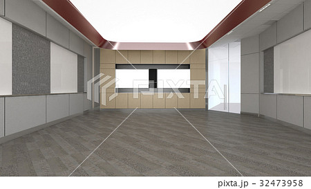 empty meeting room in office corporate, 3d render interior desig empty meeting room in office corporate, 3d render interior desig 32473958