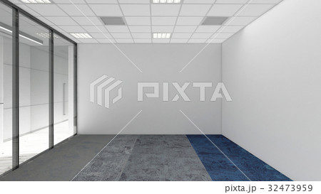 empty room in office corporate, 3d render interior design, mock empty room in office corporate, 3d render interior design, mock 32473959