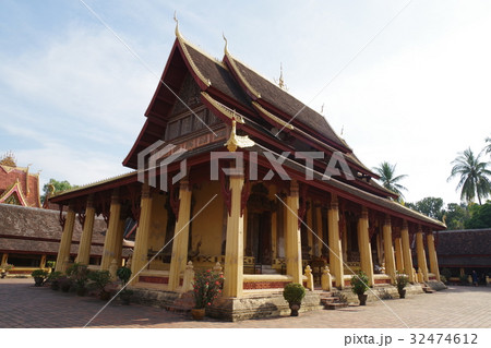 ラオス　ヴィエンチャン　ワット・シーサケット 32474612