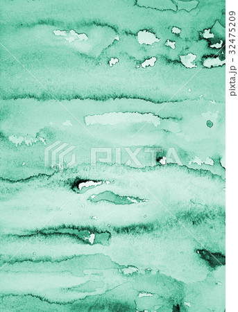 Abstract green watercolor on paper texture Abstract green watercolor on paper texture 32475209
