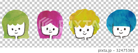 Hair style illustration 32475365