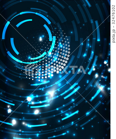 Neon circles abstract background Neon circles abstract background 32476102
