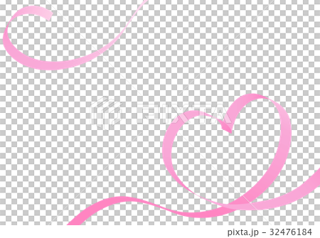 Pink Heart ribbon 32476184