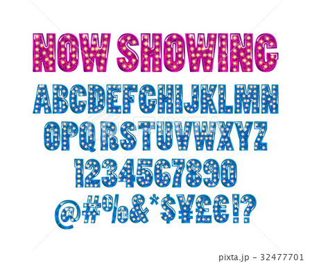 Cinema alphabet vector 32477701