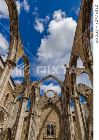 Ruins of Carmo Church - Lisbon Portugal Ruins of Carmo Church - Lisbon Portugal 32479332