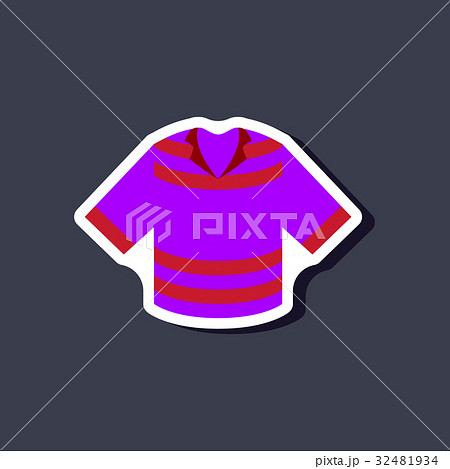 paper sticker fashion clothes T-shirt 32481934