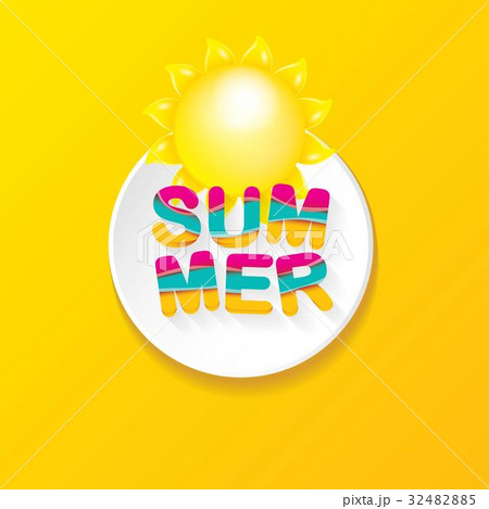 vector special offer summer label design template 32482885