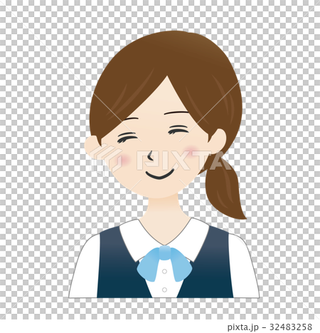 制服の女性（銀行員、会社員） 32483258