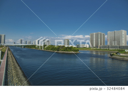 東雲運河と有明、東雲周辺のマンション群 32484084